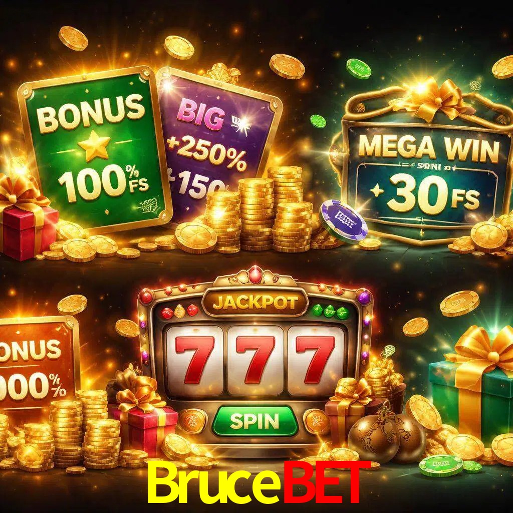 Tipos de bonos Brucebet incluyendo recompensas de bienvenida y promociones continuas