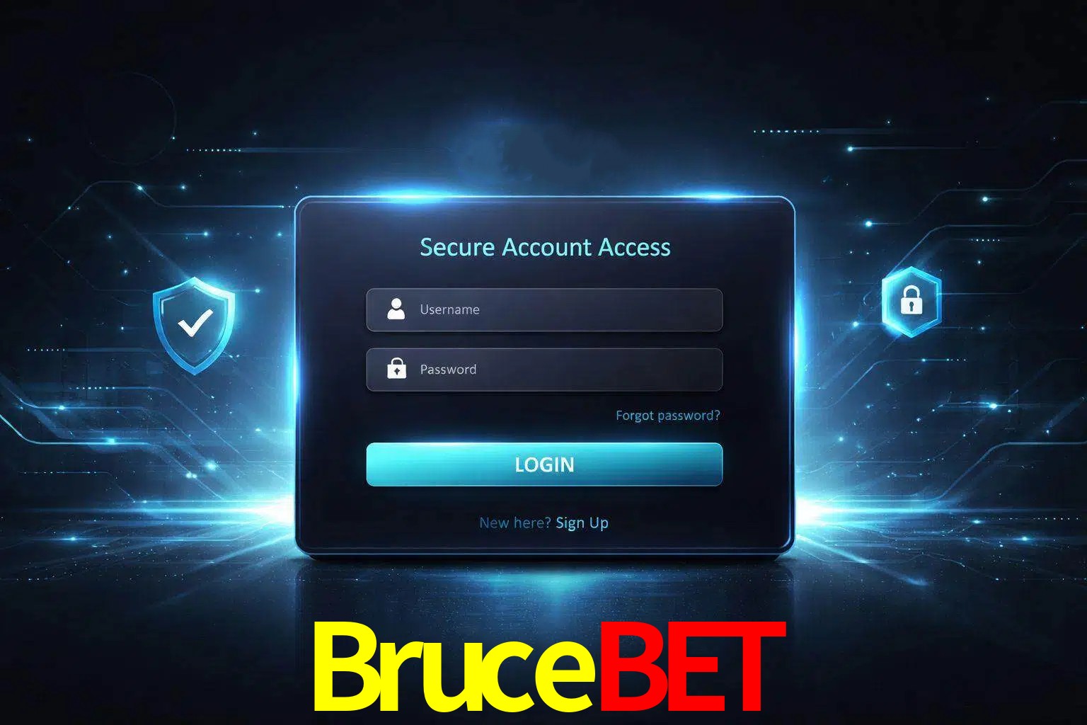 Pantalla de inicio de sesión de cuenta Brucebet para usuarios en México