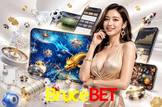 Página principal de Brucebet Casino con juegos en vivo y tragamonedas para México